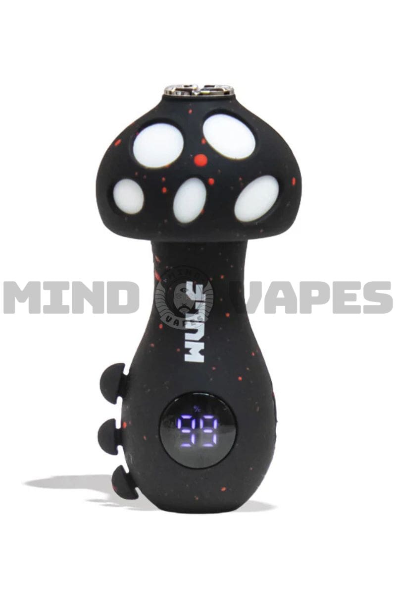 Wulf Mods TRYP Mushroom Vape Pen Battery Black Red Spatter