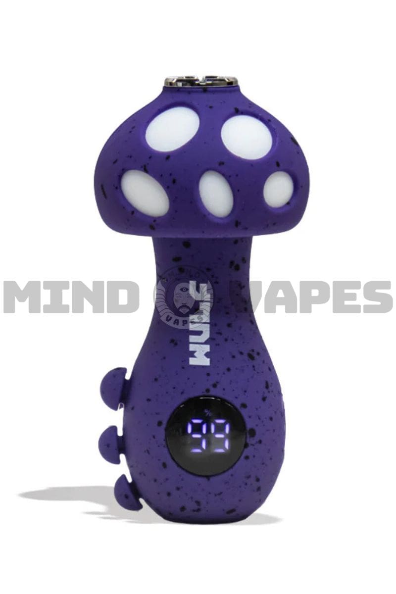 Wulf Mods TRYP Mushroom Vape Pen Battery Purple Black Spatter