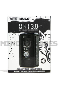 Yocan UNI 3.0 Cart Battery Wulf Mods / Black White Spatter