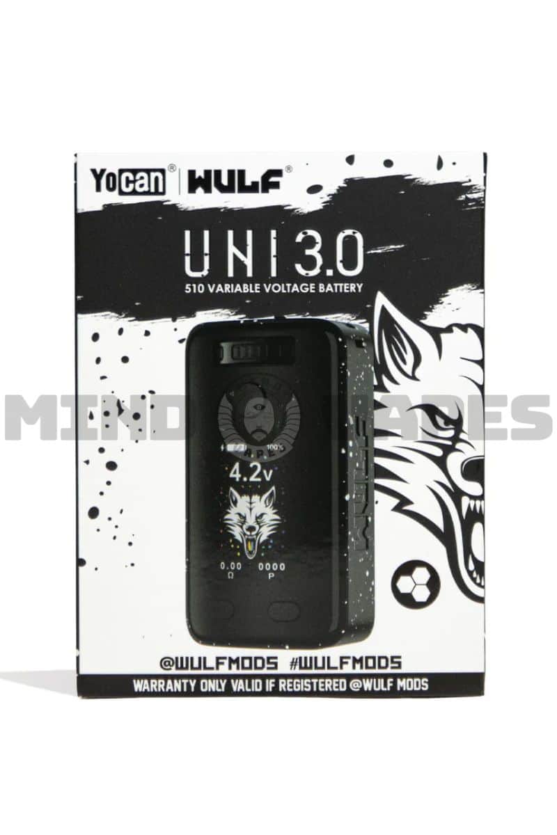 Yocan UNI 3.0 Cart Battery Wulf Mods / Black White Spatter