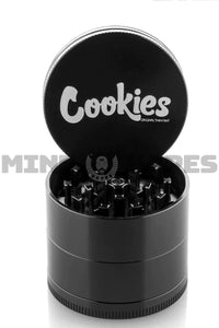 Cookies x Santa Cruz Shredder Medium 2.2" 4 Piece Herbal Grinder Black