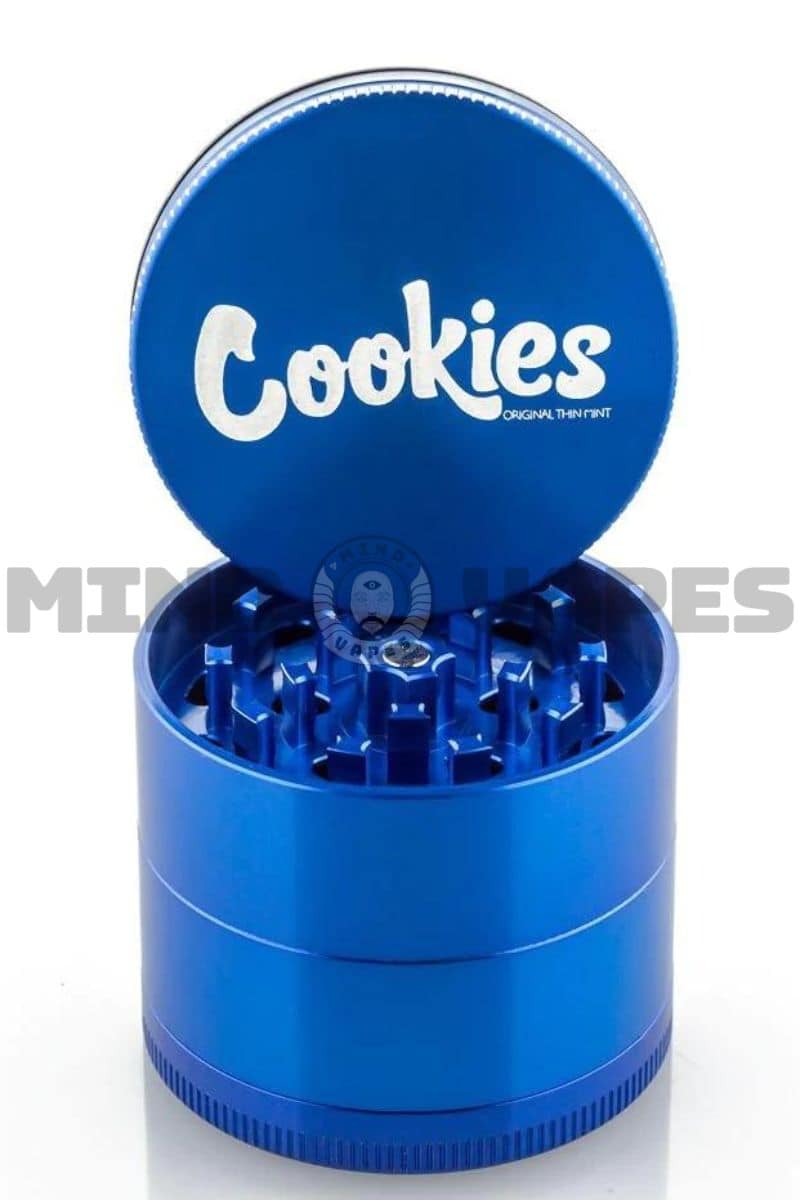 Cookies x Santa Cruz Shredder Medium 2.2" 4 Piece Herbal Grinder Blue