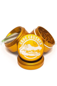 Croc Crusher - 1.5 inch 4 Piece Grinder Gold