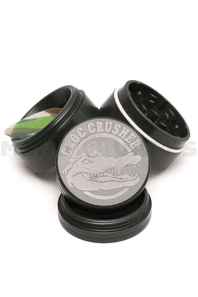 Croc Crusher - 1.5 inch 4 Piece Grinder Gun Metal