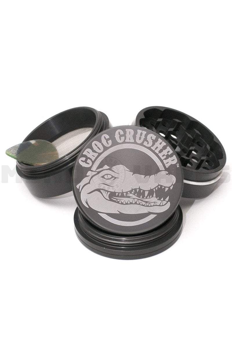 Croc Crusher - 2.2 inch 4 Piece Grinder Gun Metal