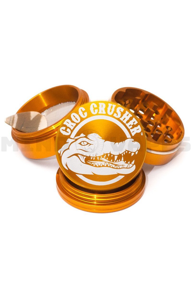 Croc Crusher - 2.2 inch 4 Piece Grinder Orange