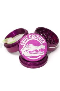 Croc Crusher - 2.2 inch 4 Piece Grinder Purple