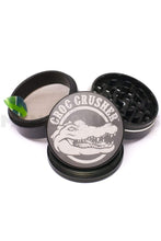 Croc Crusher - 3 inch 4 Piece Herb Grinder Black