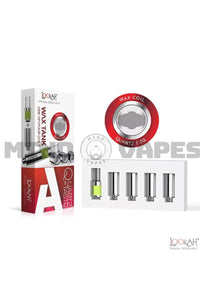 Lookah Quartz 510 WAX Carts (4 Pack) Type A - Tunnel Quartz