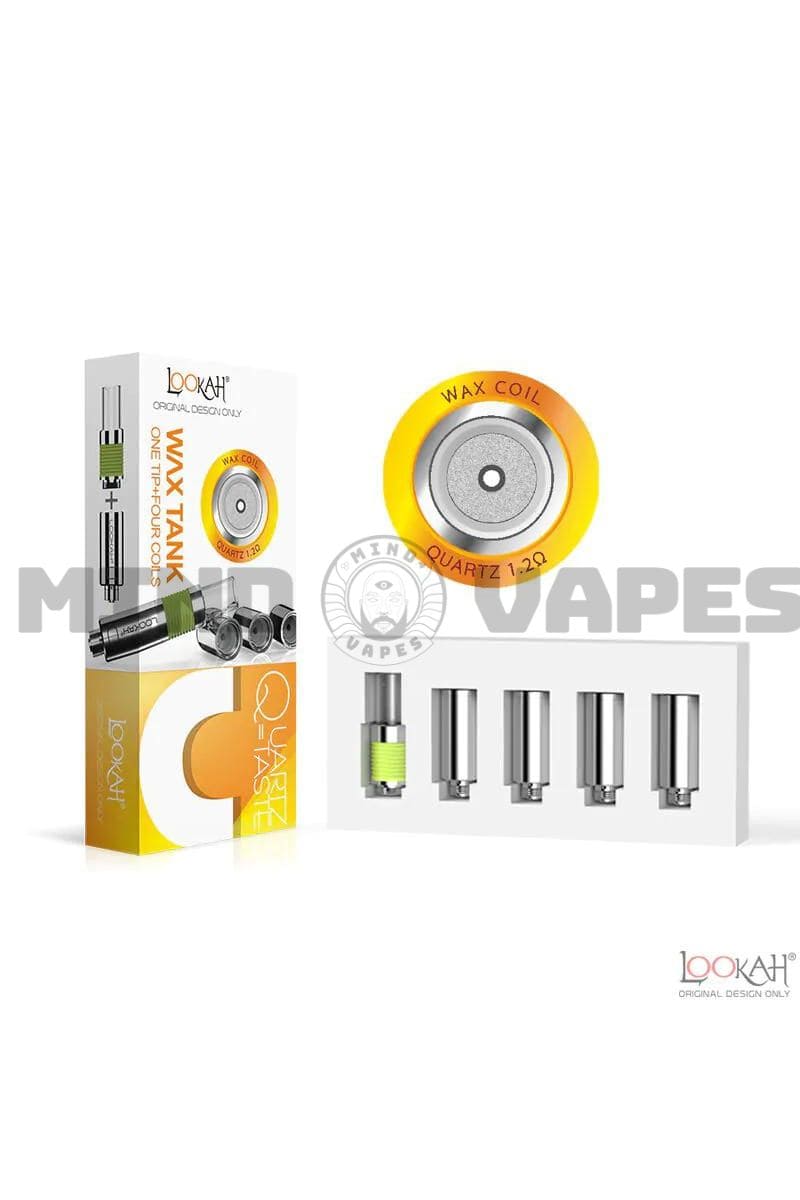 Lookah Quartz 510 WAX Carts (4 Pack) Type C - Flat Quartz