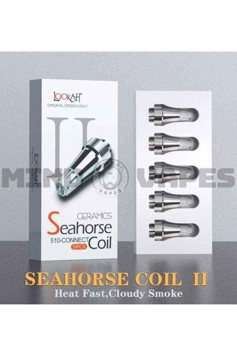 LOOKAH Seahorse Pro Replacement Tips/Coils; QUARTZ pack of 5; Fits both  models