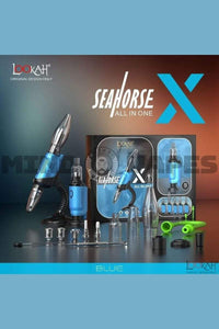 Lookah Seahorse X All in One Vaporizer Blue