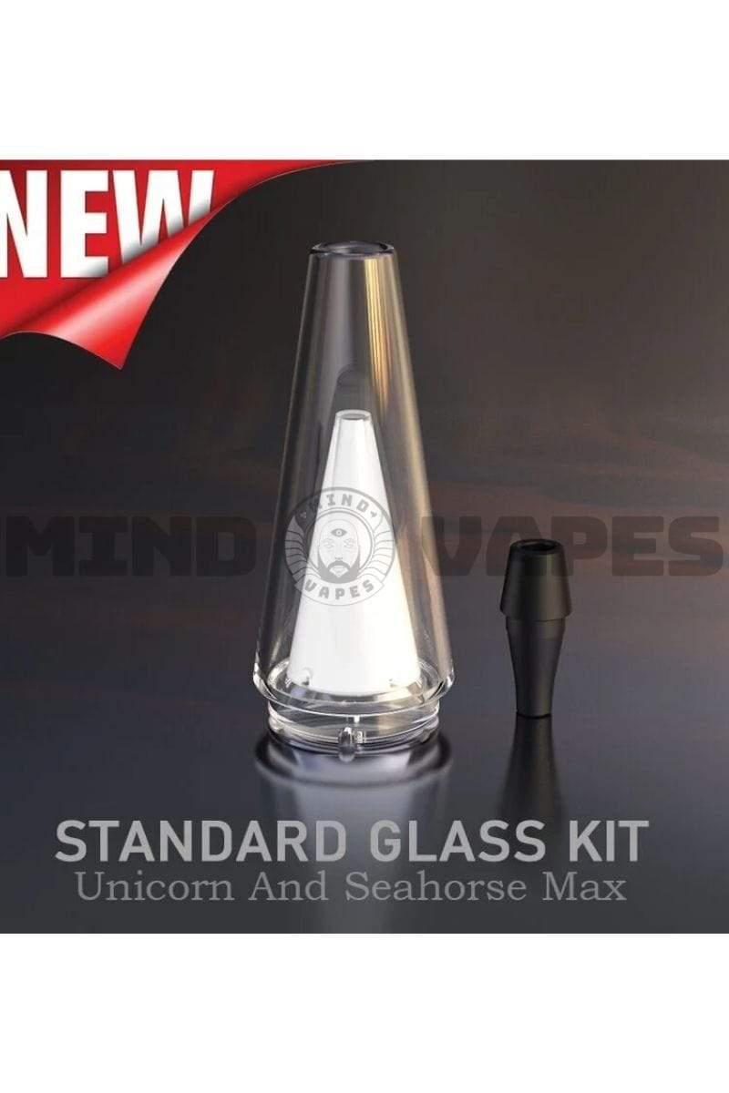Lookah Unicorn and Seahorse Replacement Glass Kit Clear
