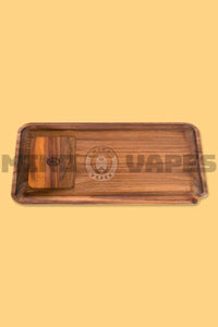 Marley Natural Black Walnut Rolling Tray (Small/Large)