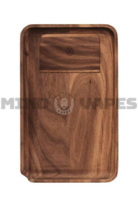 Marley Natural Black Walnut Rolling Tray (Small/Large) Small