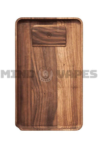 Marley Natural Black Walnut Rolling Tray (Small/Large) Large