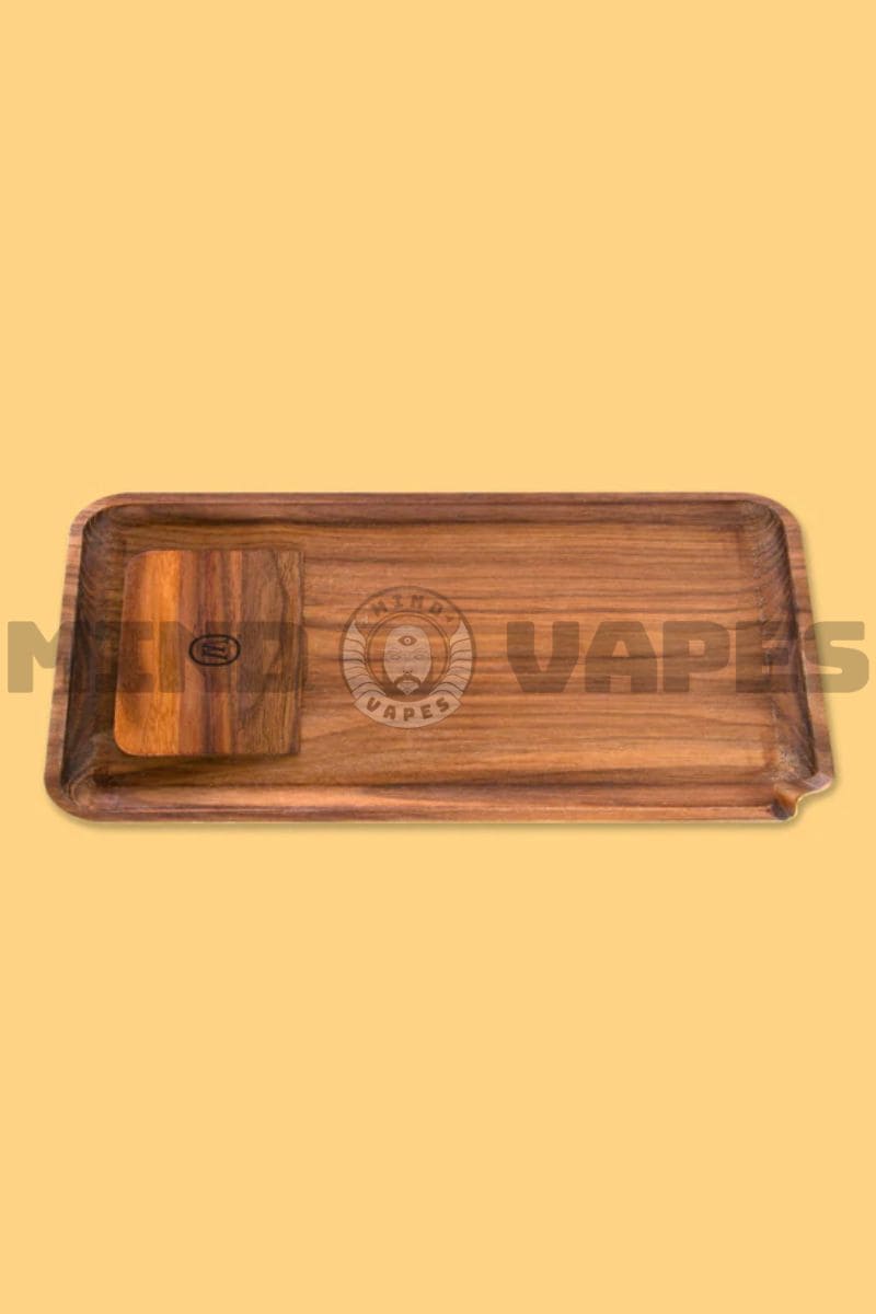 Marley Natural Black Walnut Rolling Tray (Small/Large) | Mind Vapes Marley Natural Black Walnut Rolling Tray (Small/Large) | Mind Vapes