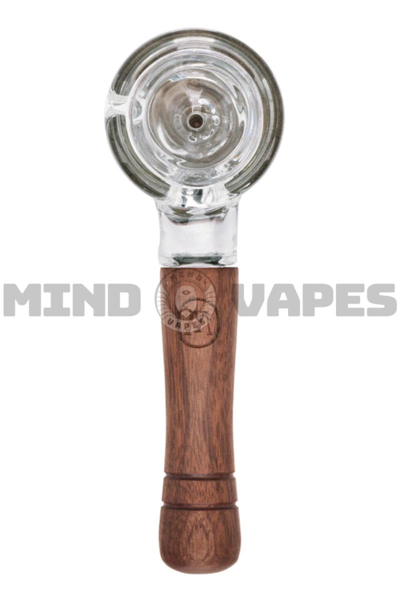 Marley Natural Glass & Walnut Spoon Pipe