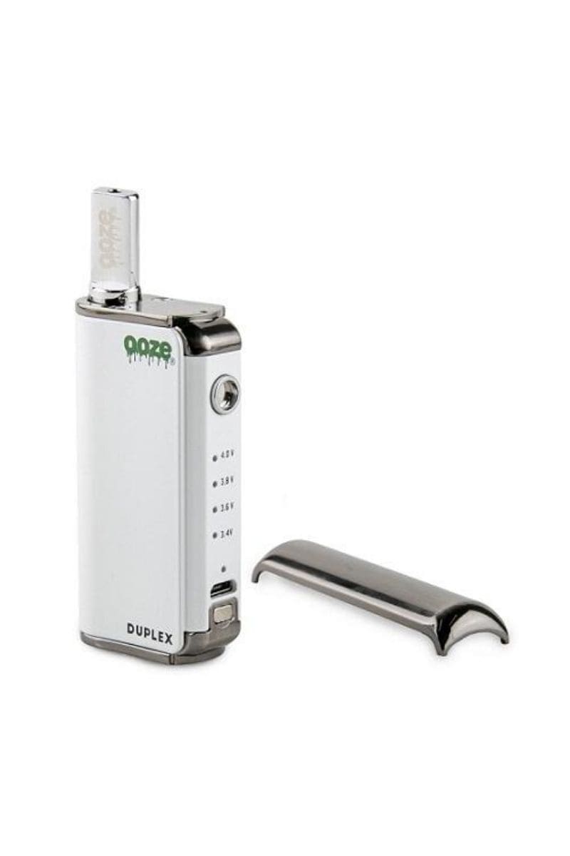 Oozelife Vaporizers - Ooze Duplex Dual Extract White