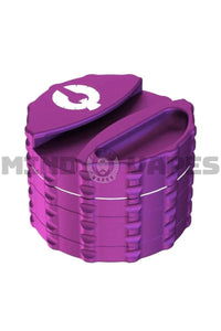 Phoenician Engineering - Large 4 Piece Grinder with Paper Holder Purple