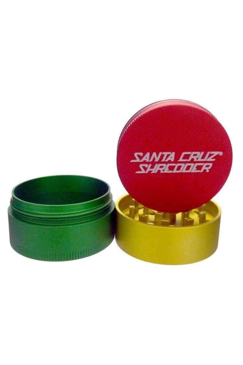 Santa Cruz Shredder - 3 Piece Large Grinder Rasta