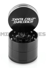 Santa Cruz Shredder - 4 Piece 2.2 Inch Herb Grinder Black