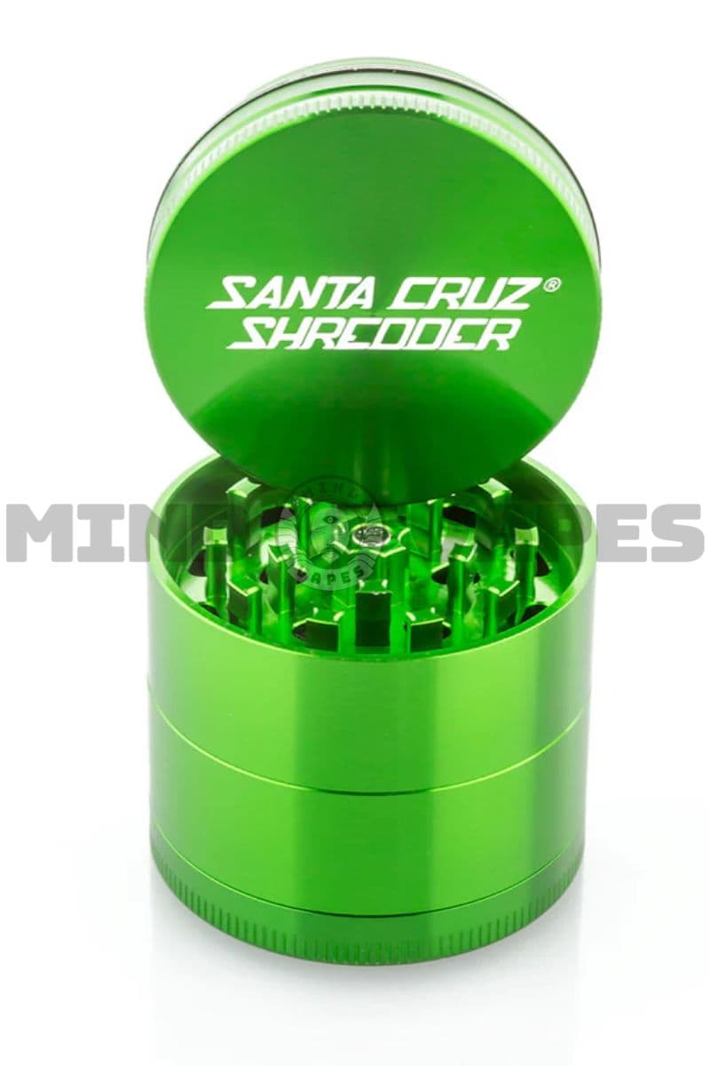 Santa Cruz Shredder - 4 Piece 2.2 Inch Herb Grinder Green