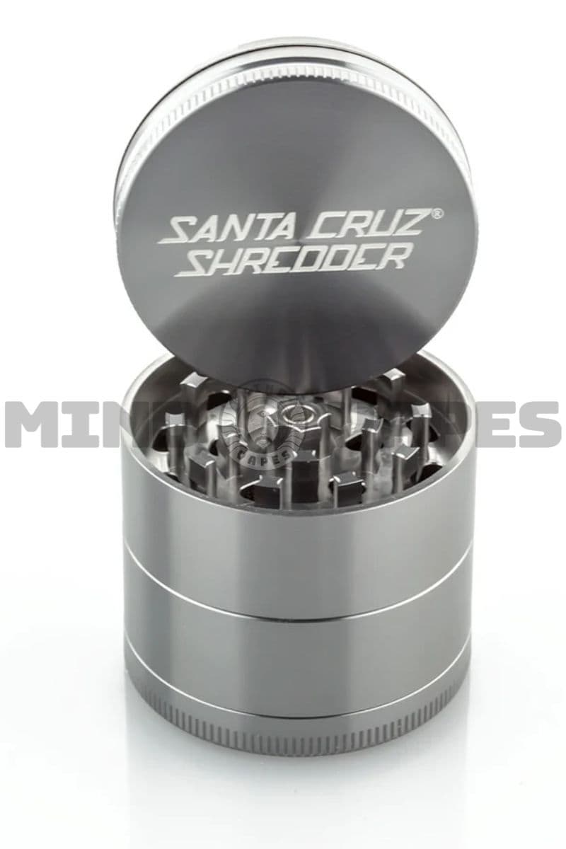 Santa Cruz Shredder - 4 Piece 2.2 Inch Herb Grinder Grey