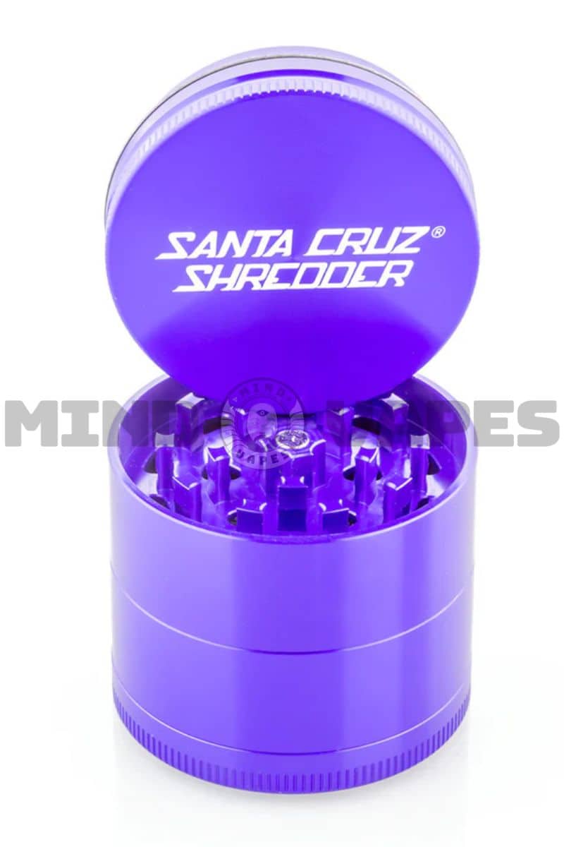 Santa Cruz Shredder - 4 Piece 2.2 Inch Herb Grinder Purple