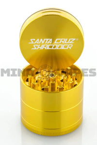 Santa Cruz Shredder - 4 Piece 2.2 Inch Herb Grinder Gold