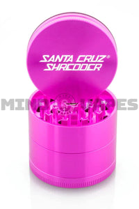 Santa Cruz Shredder - 4 Piece 2.2 Inch Herb Grinder Pink