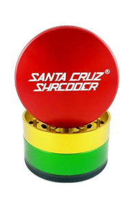 Santa Cruz Shredder - 4 Piece Large Grinder Rasta