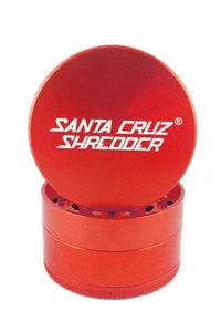 Santa Cruz Shredder - 4 Piece Small Grinder Red