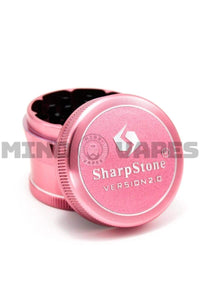 Sharp Stone - V2 4 Piece Grinder - Hard Top Pink / 2.2''