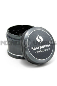 Sharp Stone - V2 4 Piece Grinder - Hard Top Gray (Gunmetal) / 2.2''