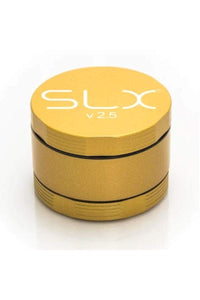 SLX - V2.5 Non-Stick 2.4 Inch Large Dry Herb Grinder Yellow Gold