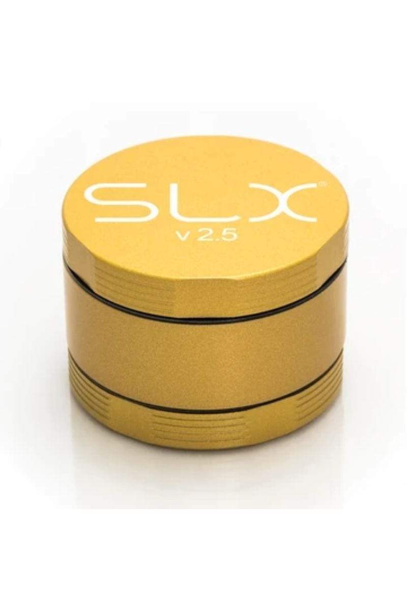 SLX - V2.5 Non-Stick 2.4 Inch Large Dry Herb Grinder Yellow Gold