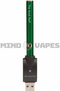 The Kind Pen - Button Variable Voltage Vaporizer (510-Threaded) Green/Gold