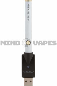 The Kind Pen - Button Variable Voltage Vaporizer (510-Threaded) White/Gold