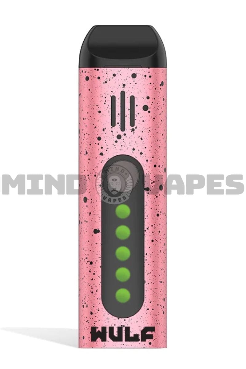 Wulf Mods Flora Dry Herb Vaporizer Pink Black Spatter