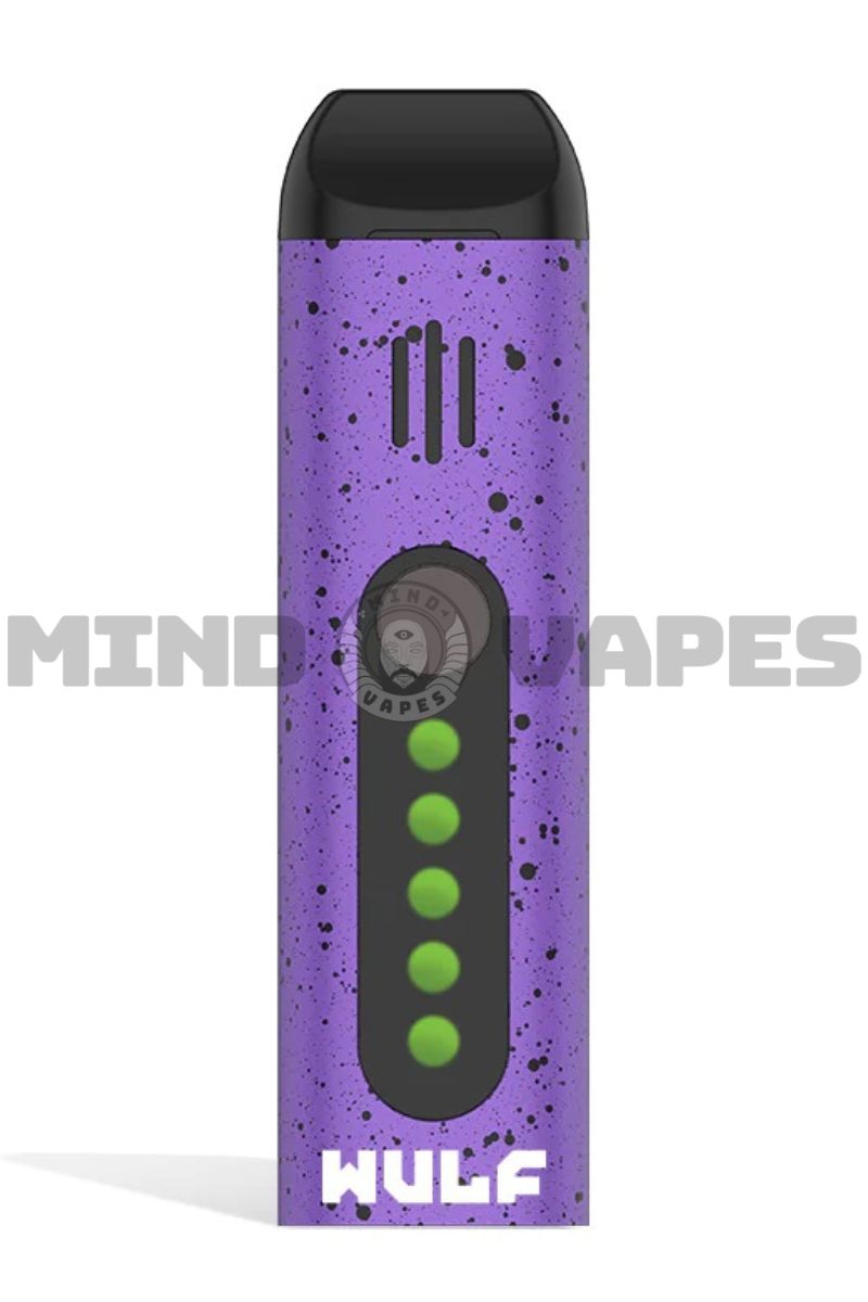 Wulf Mods Flora Dry Herb Vaporizer Purple Black Spatter