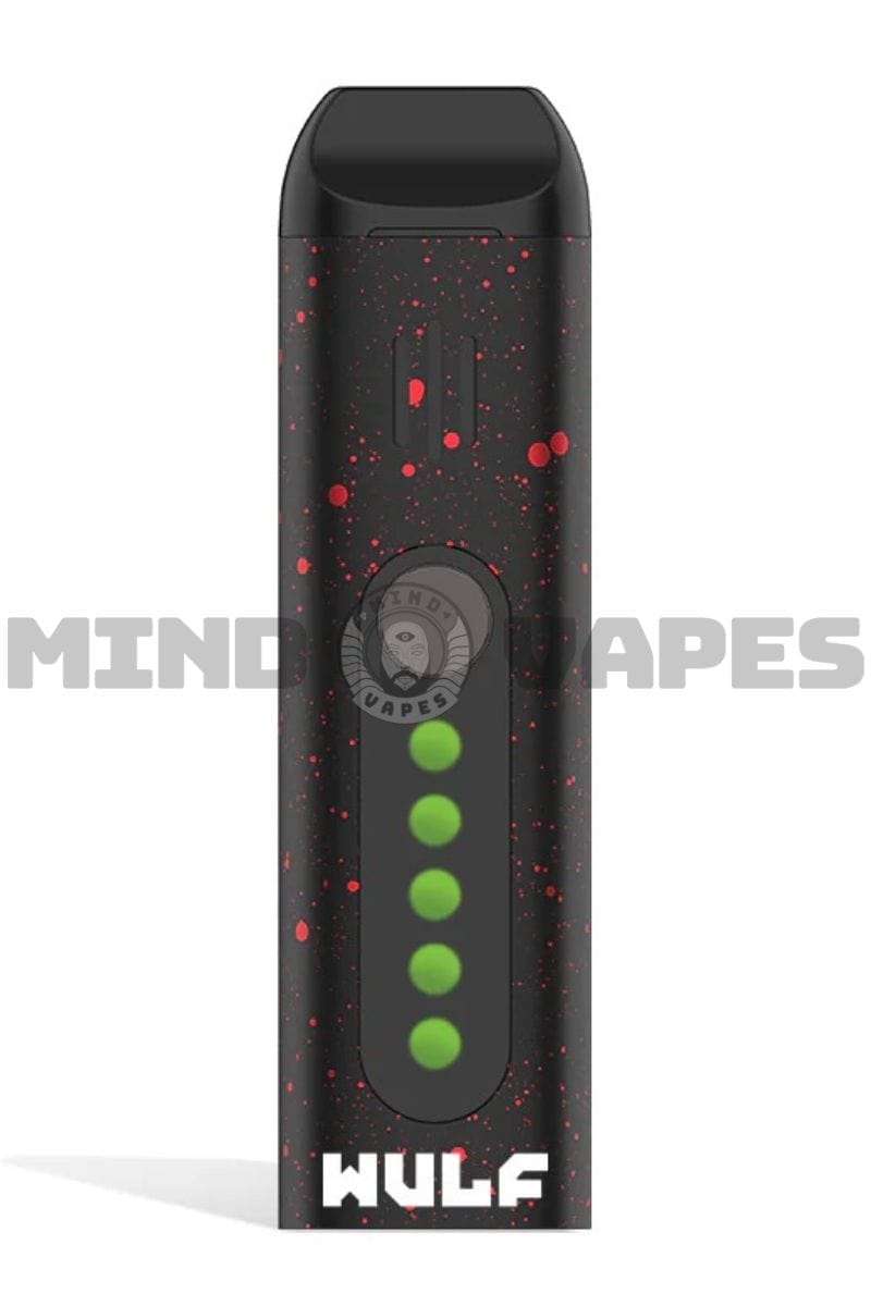 Wulf Mods Flora Dry Herb Vaporizer Black Red Spatter