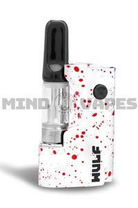 Wulf Mods - Micro+ Plus (510 Thread Battery) White Red Spatter