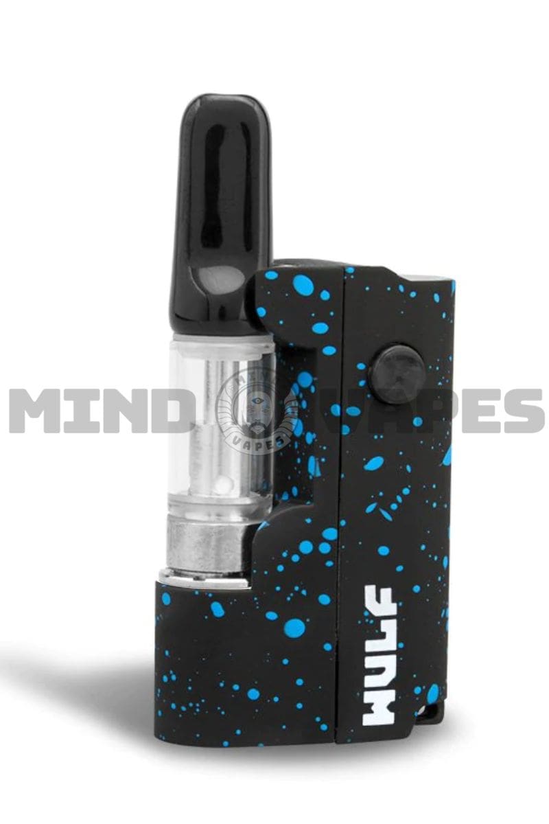 Wulf Mods - Micro+ Plus (510 Thread Battery) Black Blue Spatter