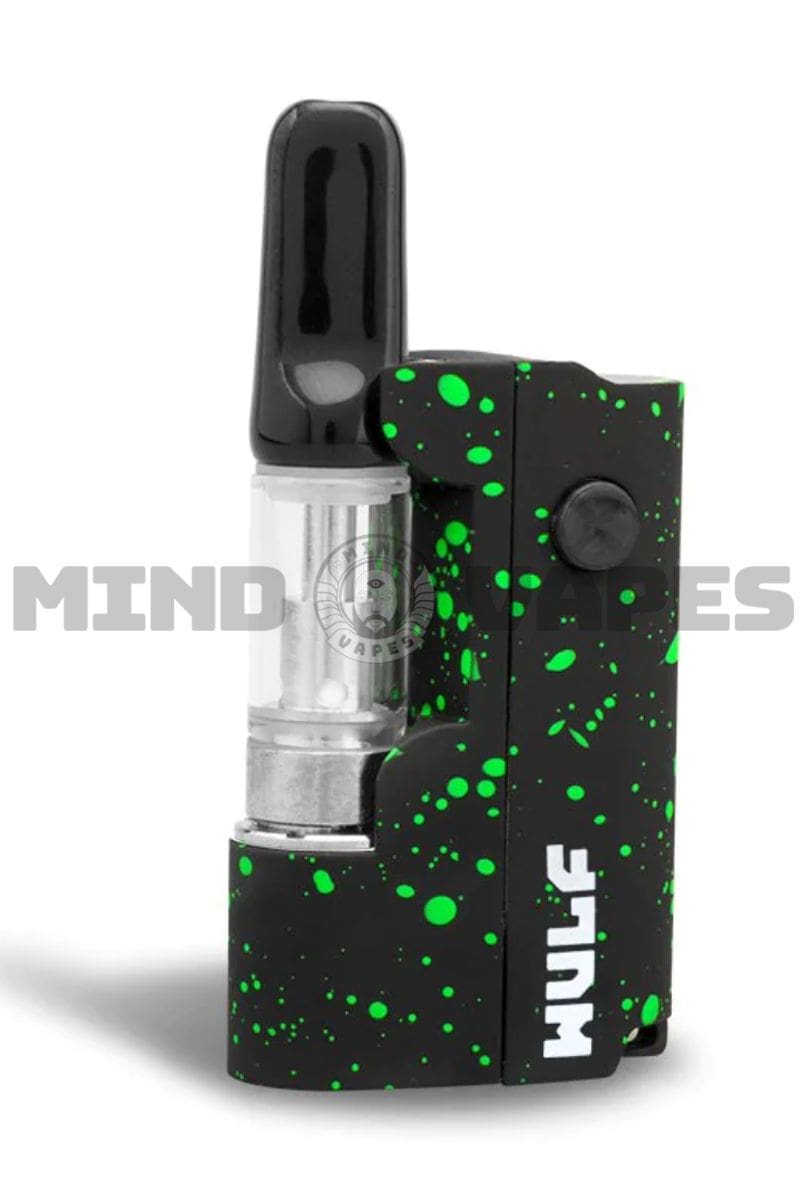 Wulf Mods - Micro+ Plus (510 Thread Battery) Black Green Spatter