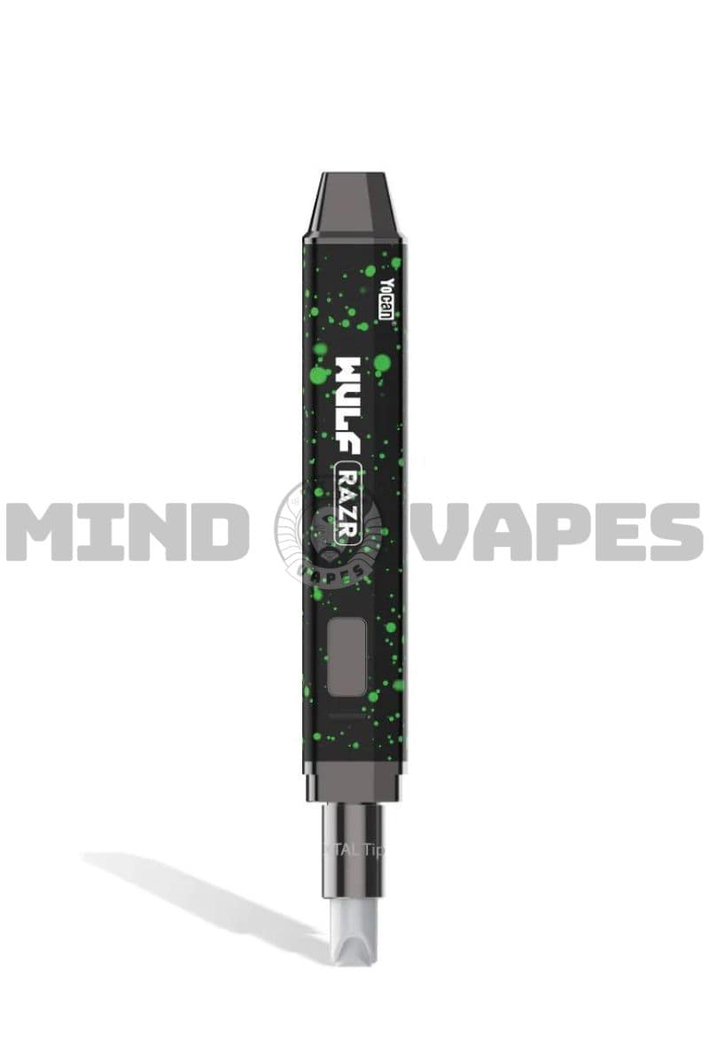 Wulf Mods RAZR e-Nectar Collector / Hot Knife Black Green Spatter