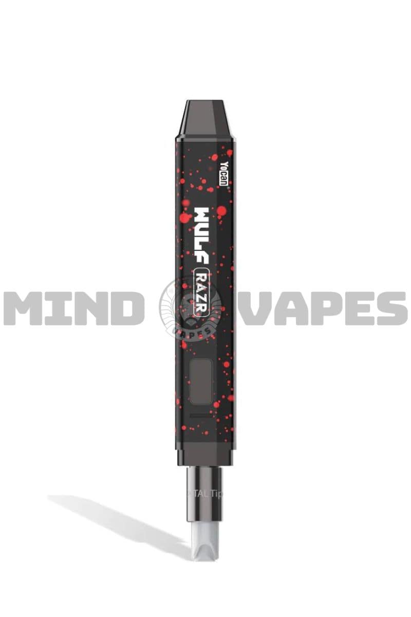 Wulf Mods RAZR e-Nectar Collector / Hot Knife Black Red Spatter