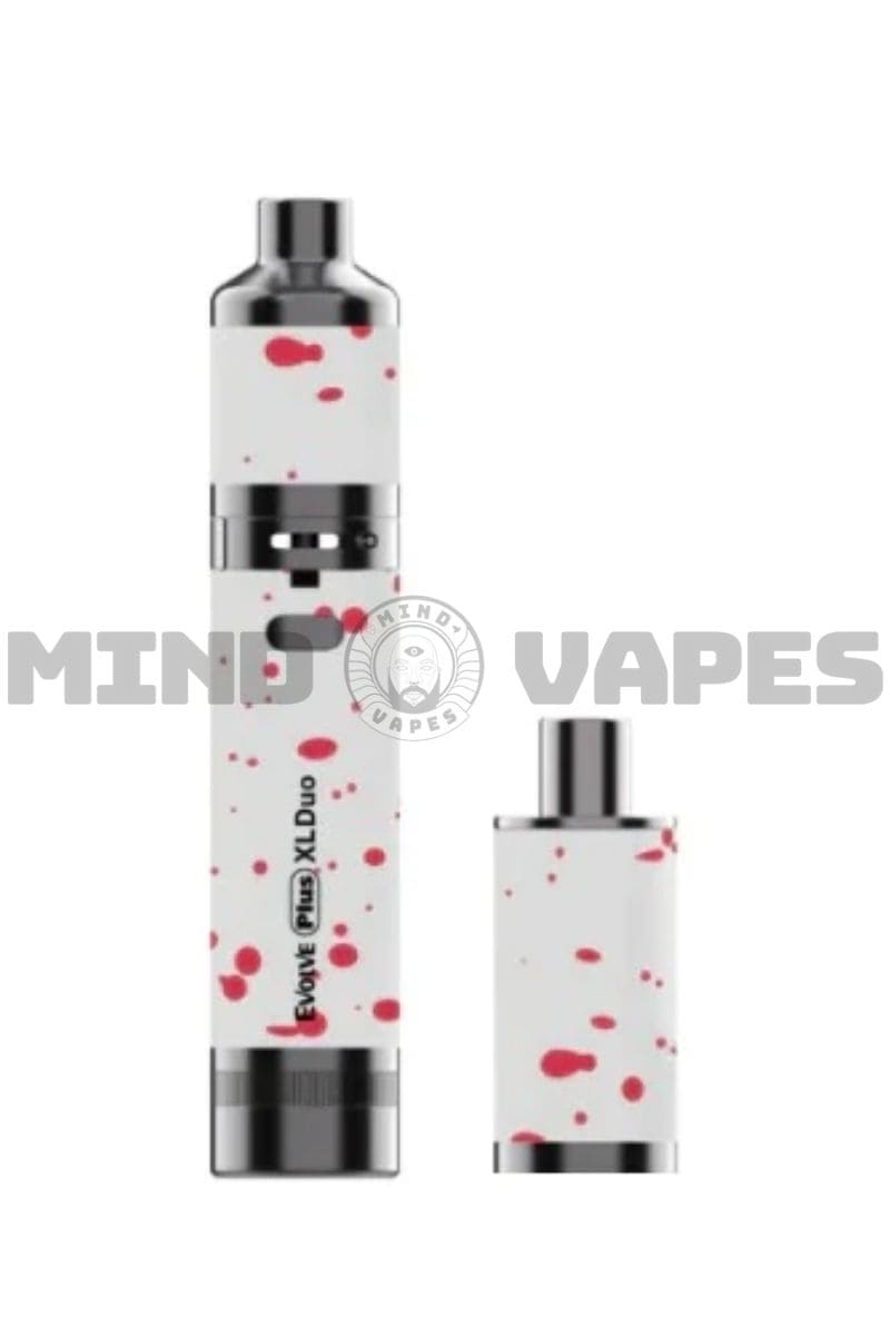 Wulf Mods x Yocan Evolve Plus XL Duo 2-in-1 Vaporizer White Red Spatter