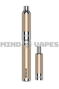 Yocan Evolve 2 in 1 Vaporizer for WAX and Dry Herb Champagne Gold