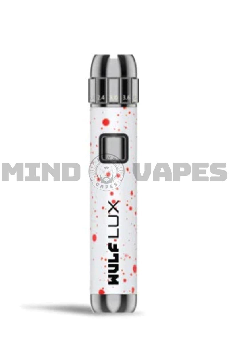 Yocan Lux Cart Pen Battery (New Wulf Mods Colors) Yocan + Wulf Mods LUX / White Red Spatter